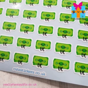 universal credit payment stickers