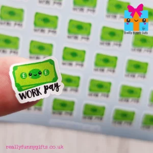 work pay planner stickers