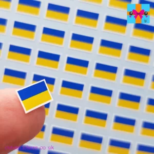 Flag of Ukraine mini stickers