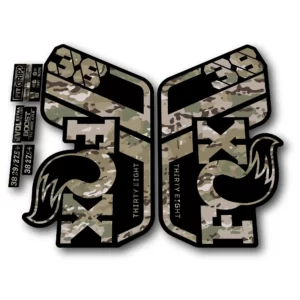 Fox 38 Performance Fork Stickers 2022 camo