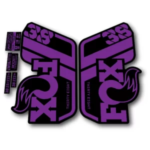 Fox 38 Performance Fork Stickers 2022 hope purple