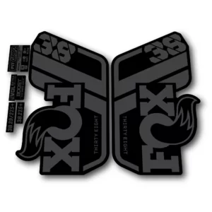 Fox 38 Performance Fork Stickers 2022 stealth