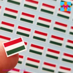 Hungarian Flag stickers