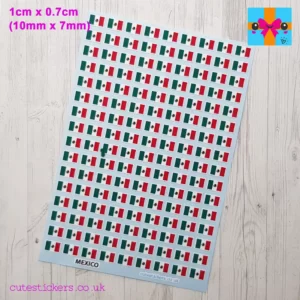 Mexican Flag Stickers