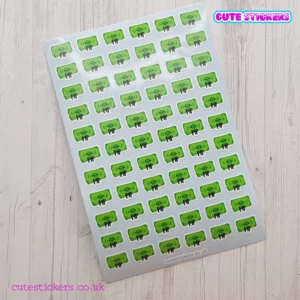 PIP disability payment planner stickers
