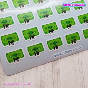 PIP personal independence payment planner stickers