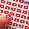 Swiss Flag stickers