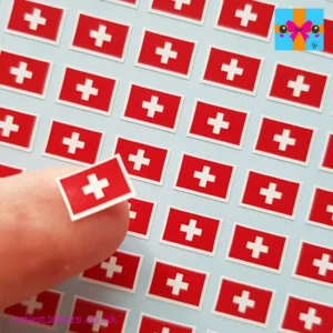 Swiss Flag stickers