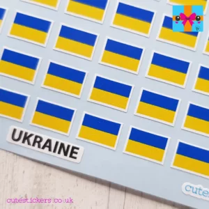 Ukrainian Flag stickers