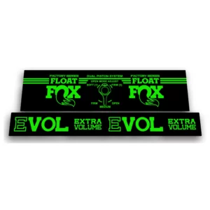 fox float dps factory 2017 2018 rear shock sticker fluorescent green