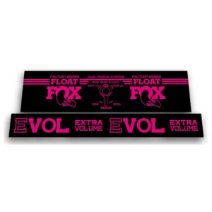 fox float dps factory 2017 2018 rear shock sticker fluorescent pink