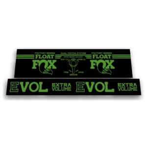 fox float dps factory 2017 2018 rear shock sticker green