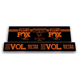 fox float dps factory 2017 2018 rear shock sticker orange