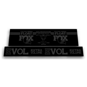 fox float dps factory 2017 2018 rear shock sticker stealth