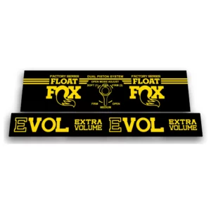 fox float dps factory 2017 2018 rear shock sticker yellow