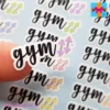gym session planner stickers