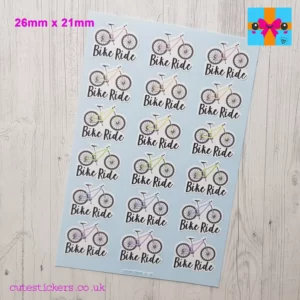 BIKE RIDE planner stickers