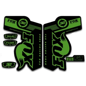 Fox 32 Talas Fork Stickers 2011 2014 green
