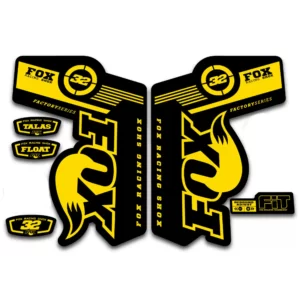 Fox 32 Talas Fork Stickers 2011 2014 yellow