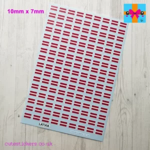 Latvia Flag stickers