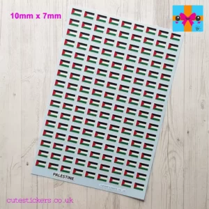 Palestinian flag stickers