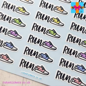 Run planner stickers