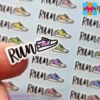 Running planner stickers