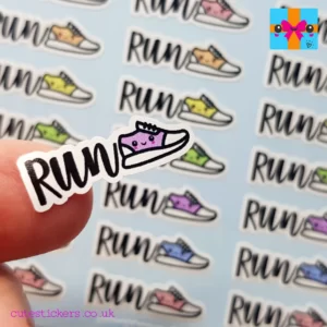 Running planner stickers