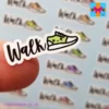 Walk Reminder Planner Stickers