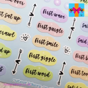 baby milestone stickers
