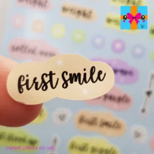 baby milestones planner stickers