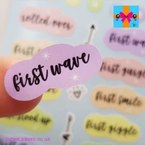new born baby planner stickers
