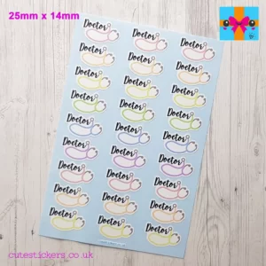 doctor planner stickers