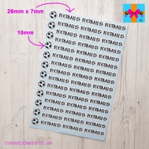 football planner stickers