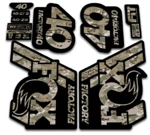 fox 40 2018 grip 2 fork stickers camo