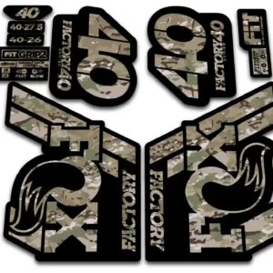 fox 40 2018 grip 2 fork stickers camo