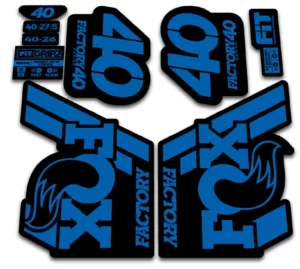 fox 40 2018 grip 2 fork stickers hope blue