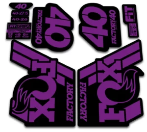 fox 40 2018 grip 2 fork stickers hope purple