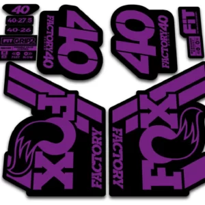 fox 40 2018 grip 2 fork stickers hope purple