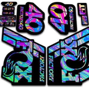 fox 40 2018 grip 2 fork stickers oilslick
