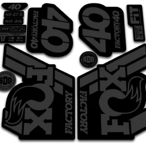 fox 40 2018 grip 2 fork stickers stealth