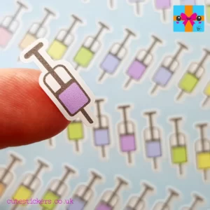 injection planner sticker
