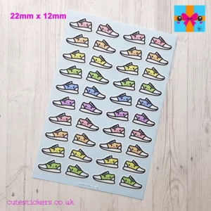 sneaker running planner stickers