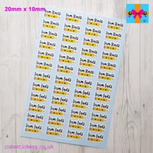 term starts term ends planner stickers
