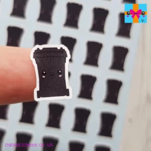 black bin planner stickers
