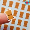 brown wheelie bins planner stickers