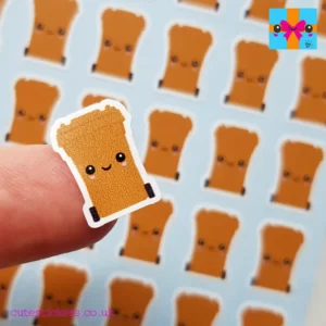 brown wheelie bins planner stickers