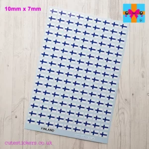 finland flag planner mini stickers