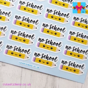 no school diary stickers