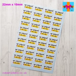 no school planner stickers